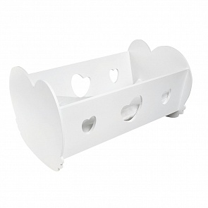 Кроватка-люлька для кукол, цвет: белый (Paremo, PFD120-36)